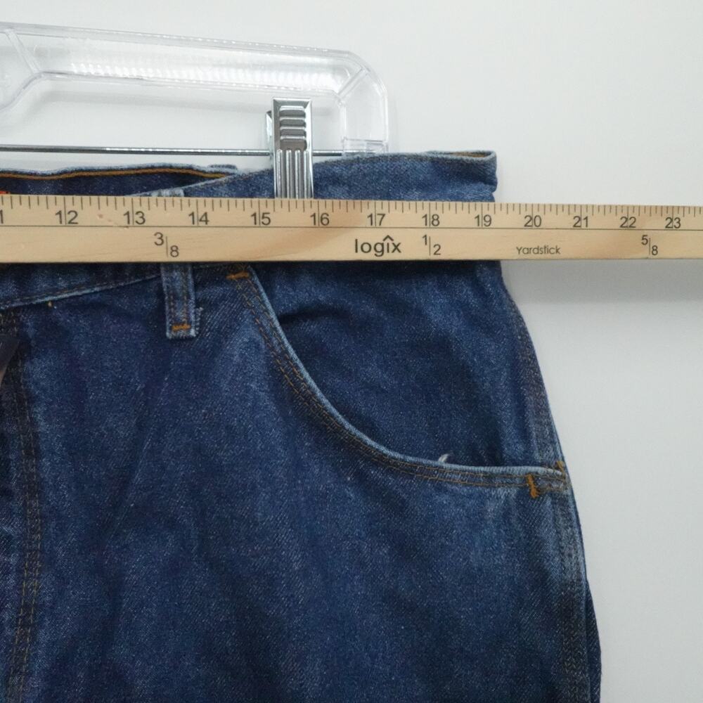 Wrangler Jeans Mens 40x30 Blue Riggs Workwear FR3W050 Flame Resistant Work - Picture 4 of 14